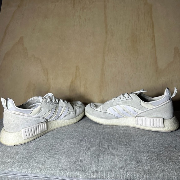 Size 9.5 - adidas Boston Super R1 Triple White - Picture 4 of 9